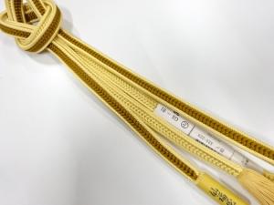 未使用品　正絹　撚り房　手組帯締め